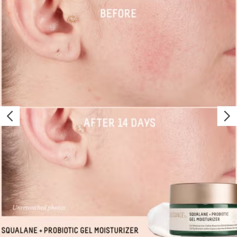 NIB $24 Biossance Squalane + Probiotic Gel Moisturizer Mini 15ml - Picture 4 of 12